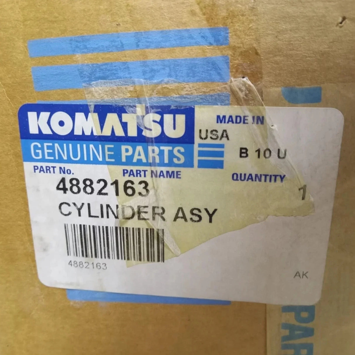 4882163 Genuine Komatsu Brake Hydraulic - Truck To Trailer