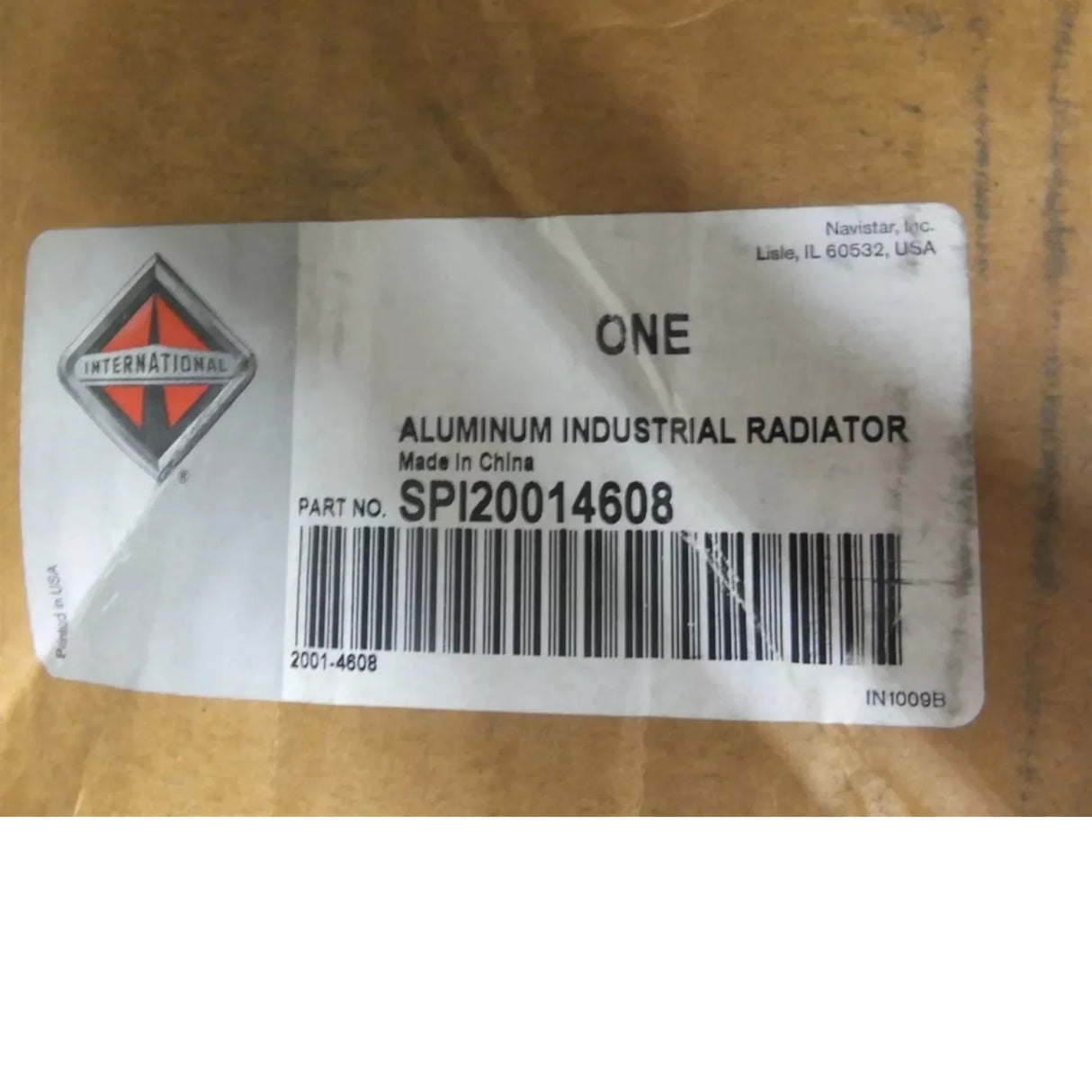 SPI20014608 International Industrial Radiator - Truck To Trailer