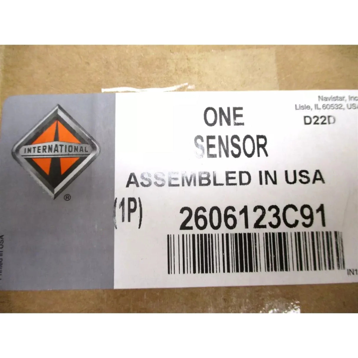 2606123C91 International Sensor Exhaust Gas Temperature T3 - Truck To Trailer