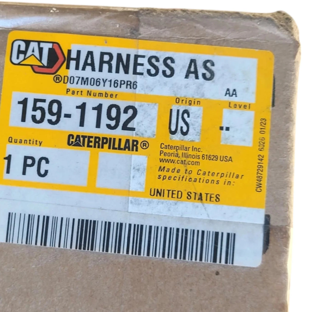 159-1192 Caterpillar Wiring Harness - Truck To Trailer