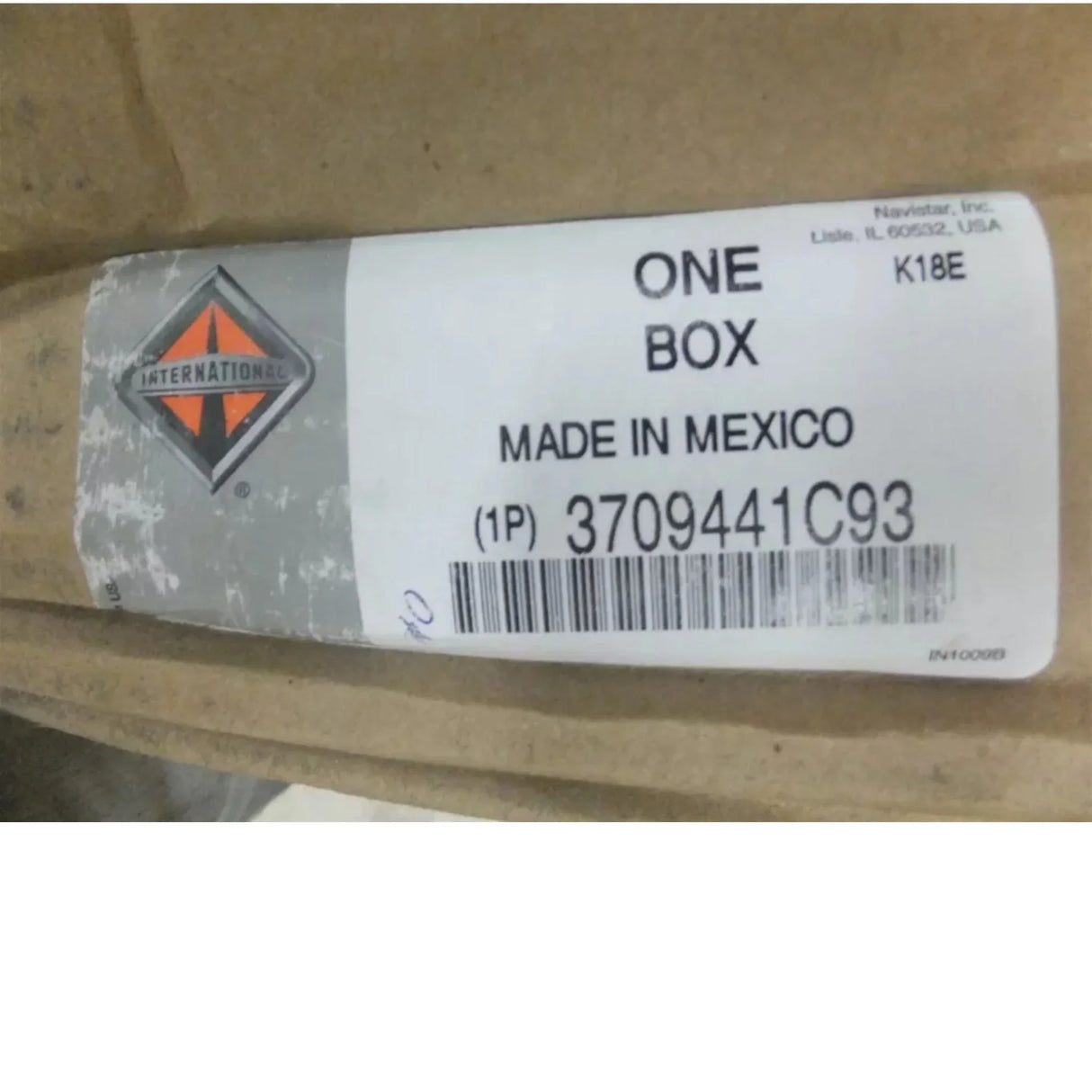 3709441C93 International Box Console Air Line DVL Assembly Right Hand SS W/Wood - Truck To Trailer