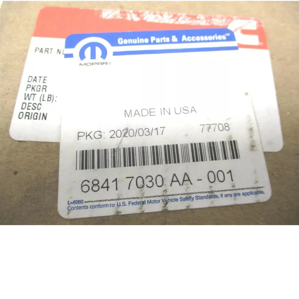 68417030AA Mopar Injector Tube Kit 2019-2020 RAM 2500 / 3500 - Truck To Trailer