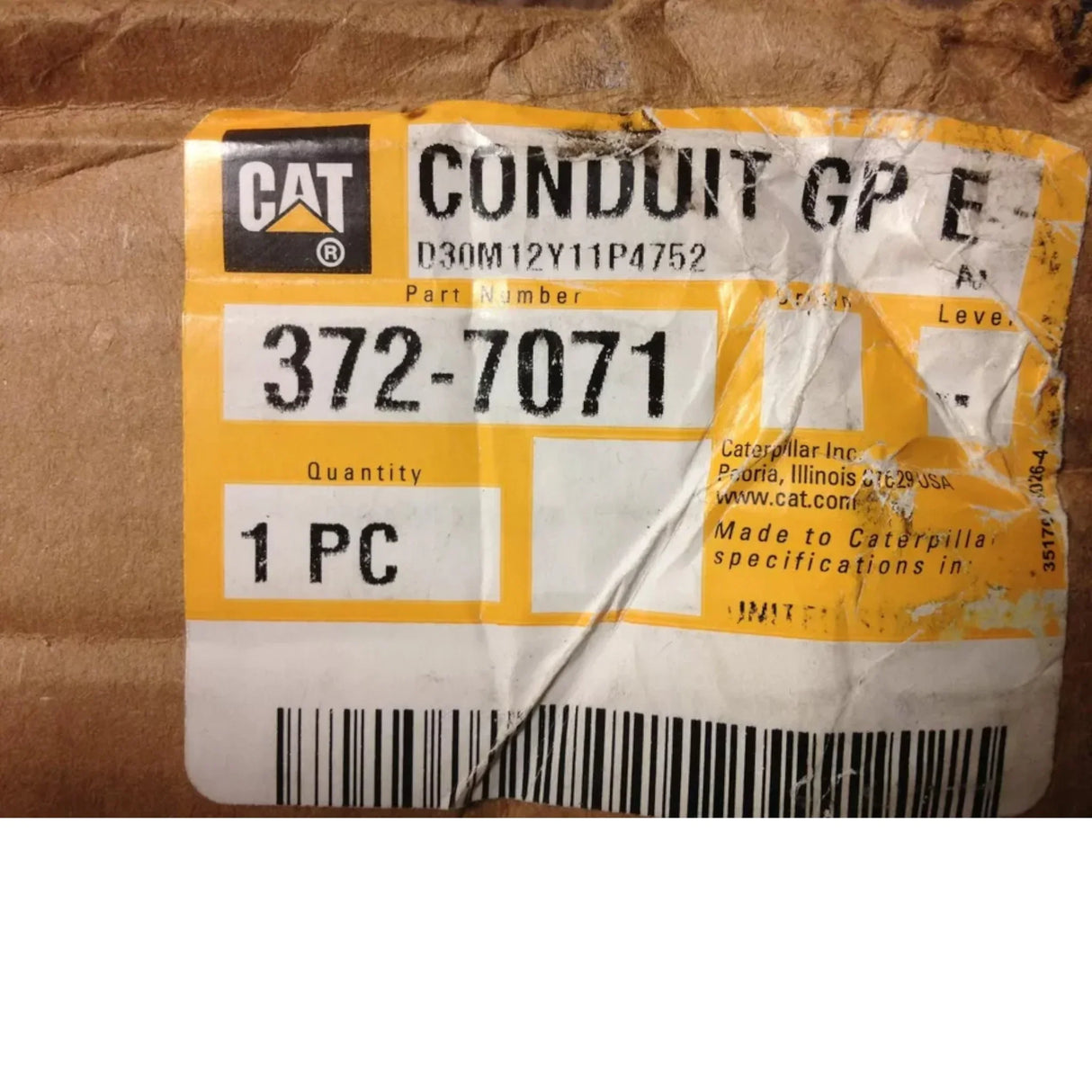 372-7071 Caterpillar Scraper Wiring Harness - Truck To Trailer