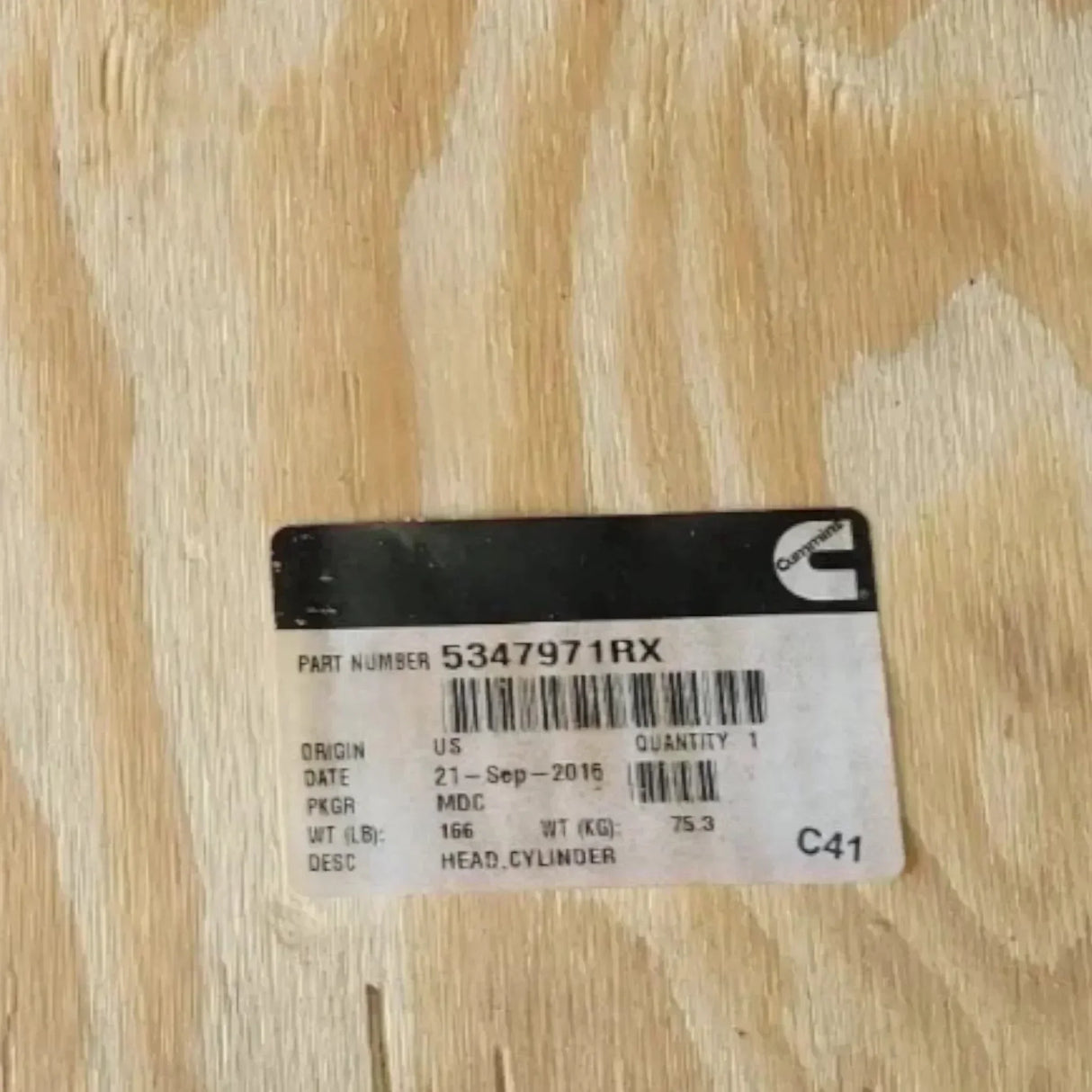 4987958NX Genuine Cummins Cylinder Head 24 Valve - Truck To Trailer