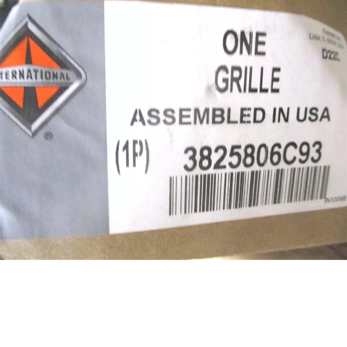 3825806C93 International Grille Assembly Fixed Painted - Truck To Trailer