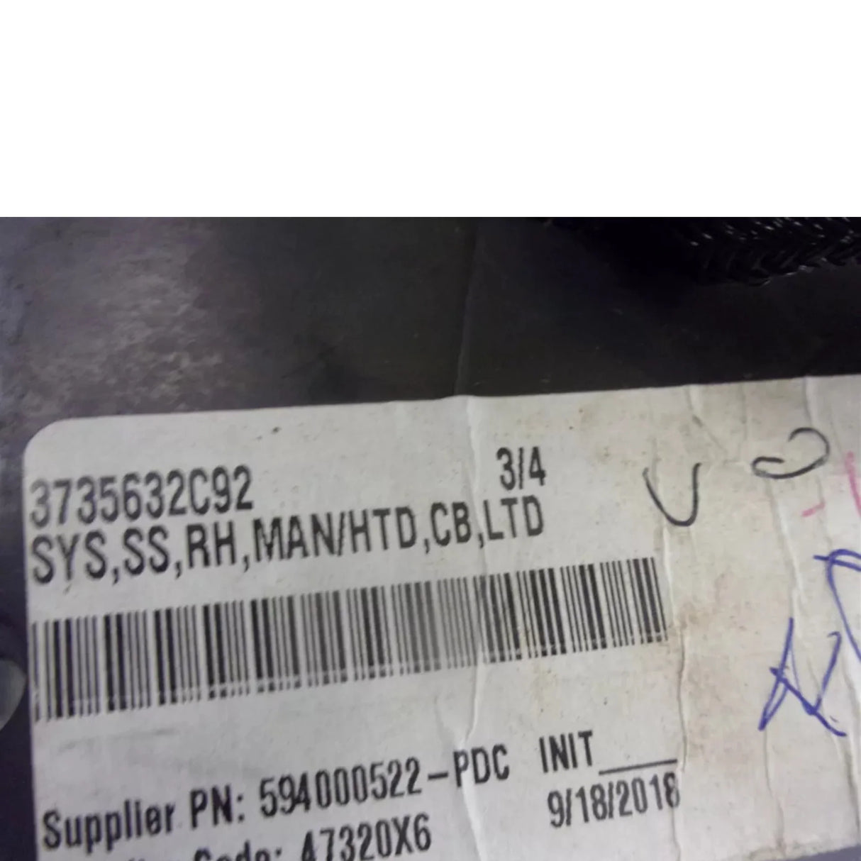 3735632C92 International Rear View Mirror RH Heated - Truck To Trailer