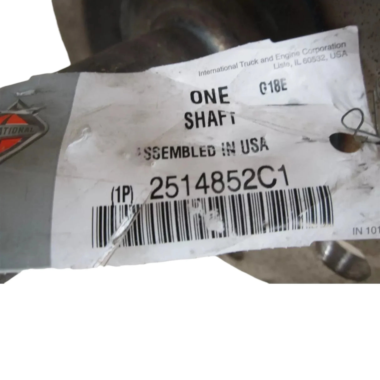 2514852C1 International Real Axle Shaft - Truck To Trailer