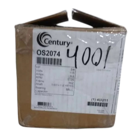 OS2074 Century Split-Phase Belt Drive Motor - Truck To Trailer