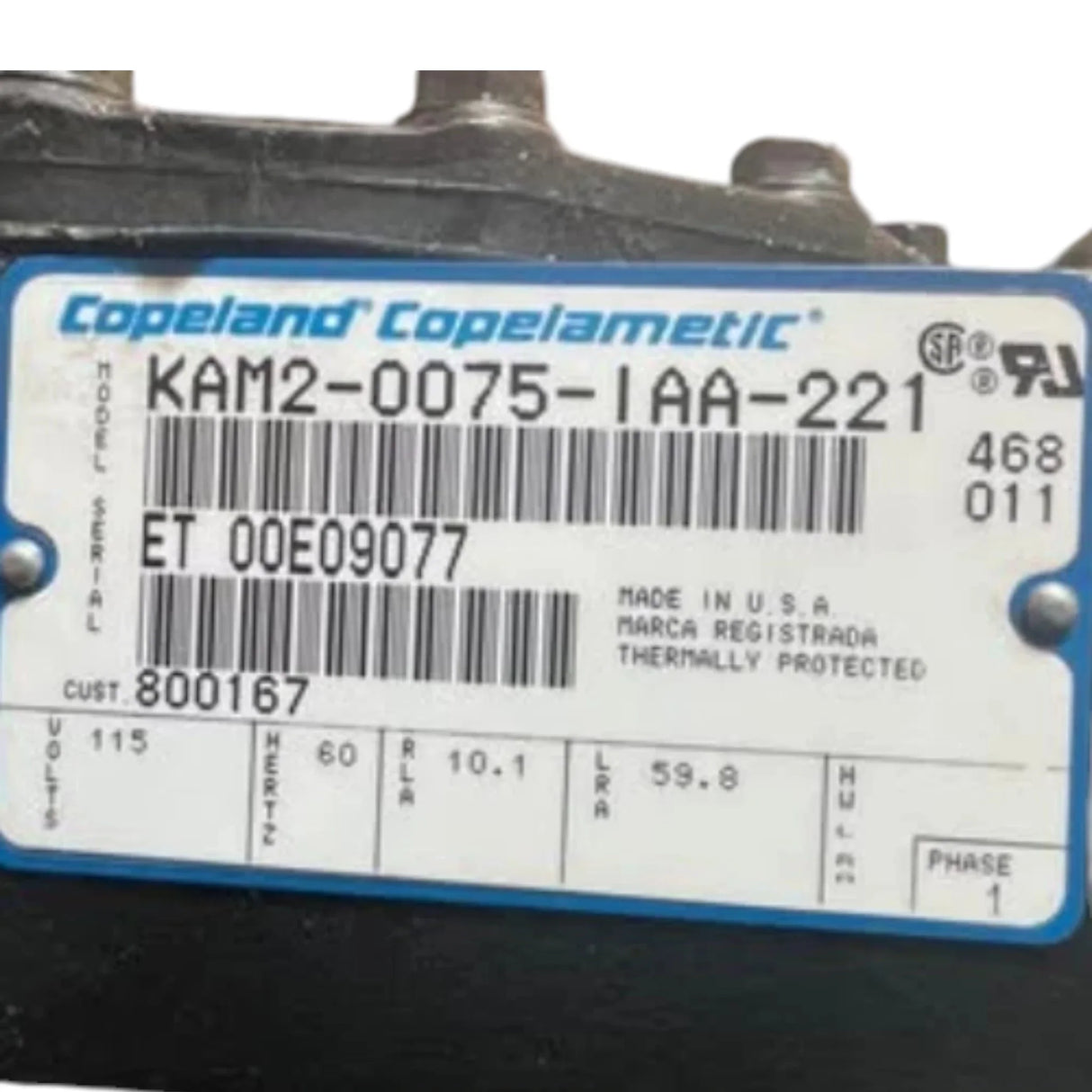 KAM2-0075-IAA-221 Copeland Compressor - Truck To Trailer