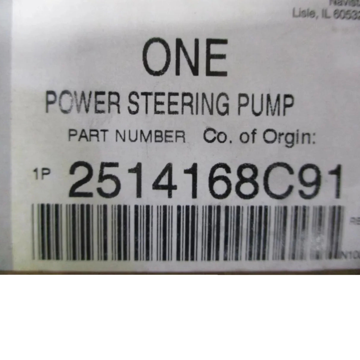 2514168C91 International Power Steering Pump Kit - Truck To Trailer