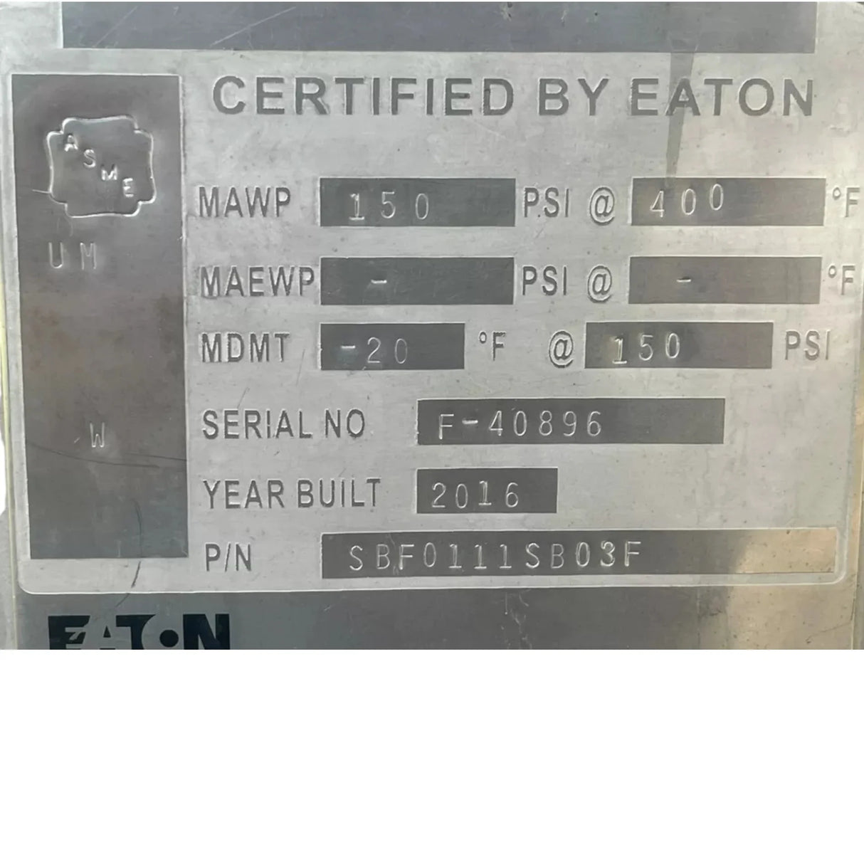 SBF0111SB03F Eaton Sideline Bag Filter Housing - Truck To Trailer