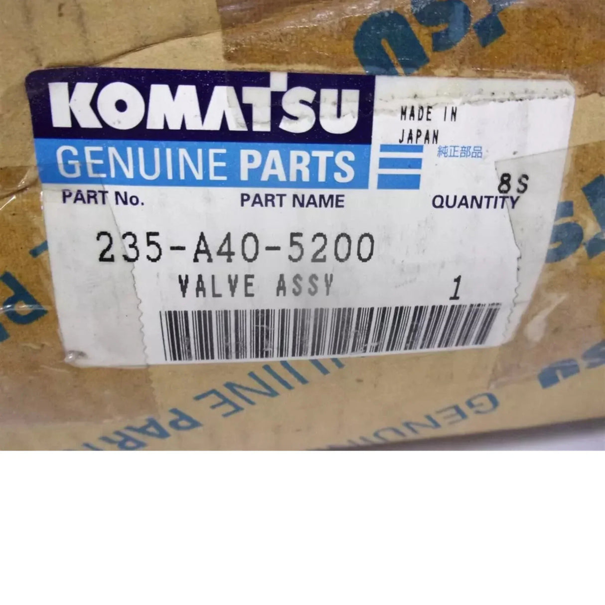 235-A40-5200 Komatsu Hydraulic Valve Assembly - Truck To Trailer