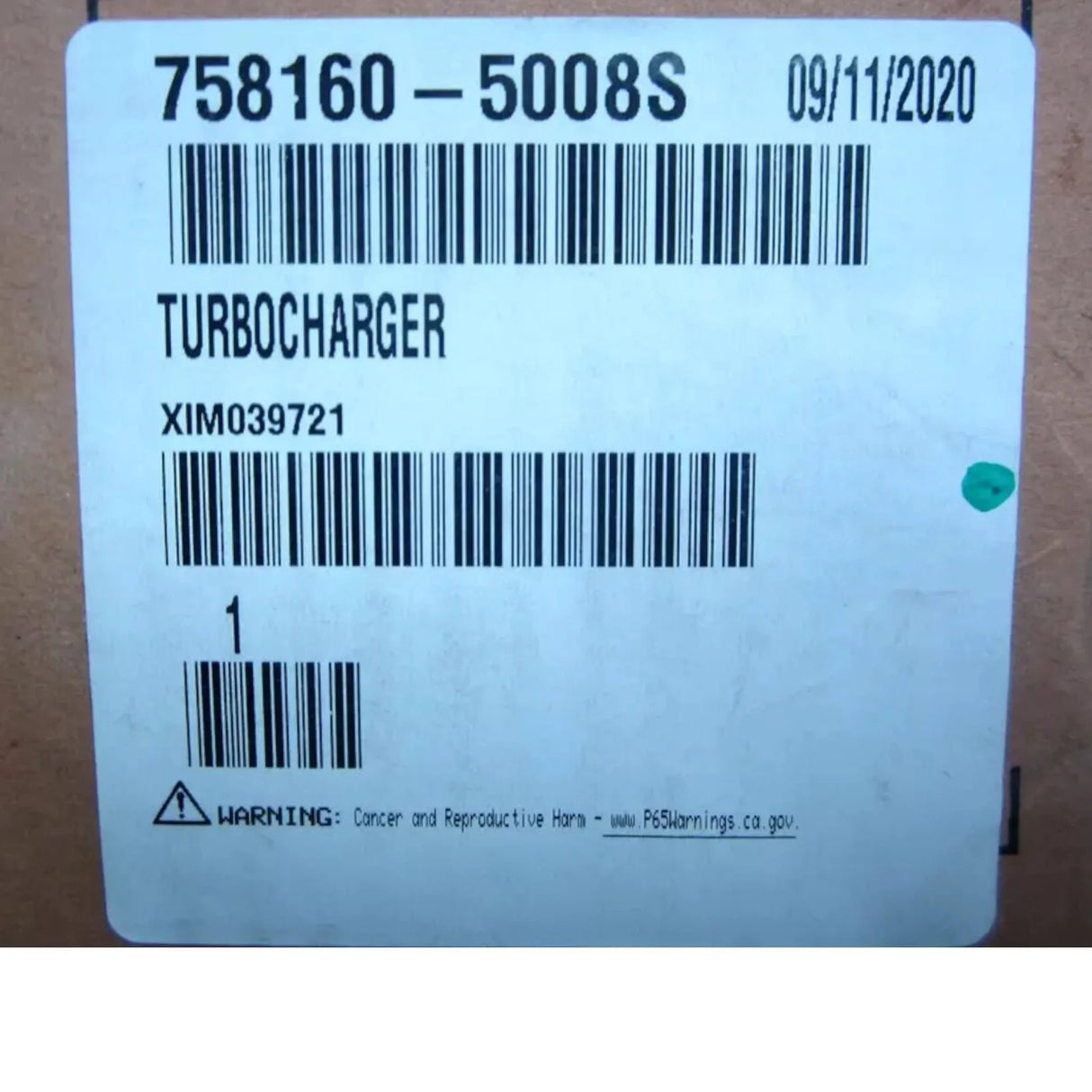 758160-5008S Garrett Turbocharger - Truck To Trailer