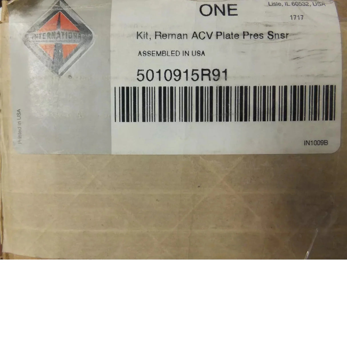 5010915R91 International Control Valve Plate Sensor - Truck To Trailer