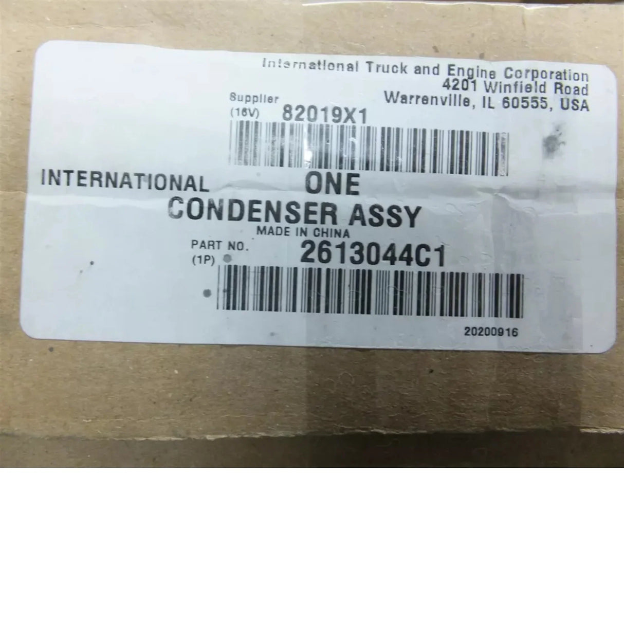 2613044C1 International Condenser - Truck To Trailer