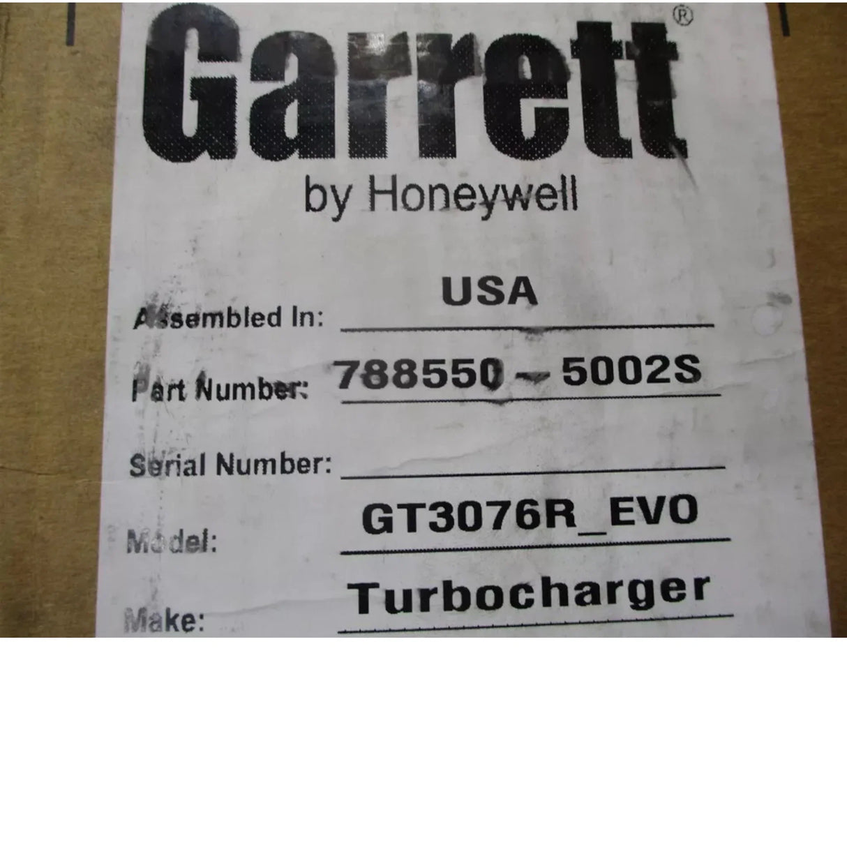 788550-5002S Garrett Turbocharger Upgrade Kit - Truck To Trailer