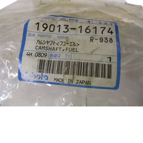 19013-16174 Kubota Fuel Camshaft - Truck To Trailer