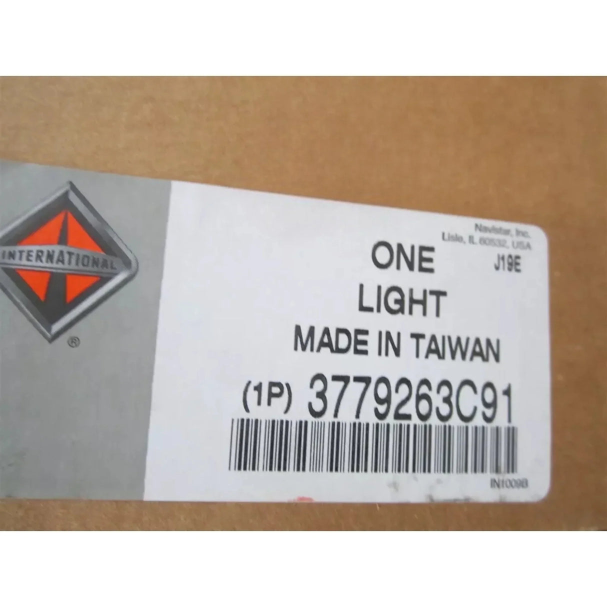 3779263C91 International Light, Head, Halogen, Left Hand, Chrome - Truck To Trailer