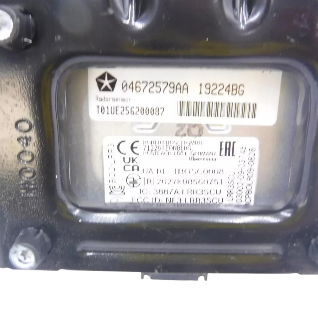 04672579AA Mopar Cruise Control Distance Sensor - Truck To Trailer