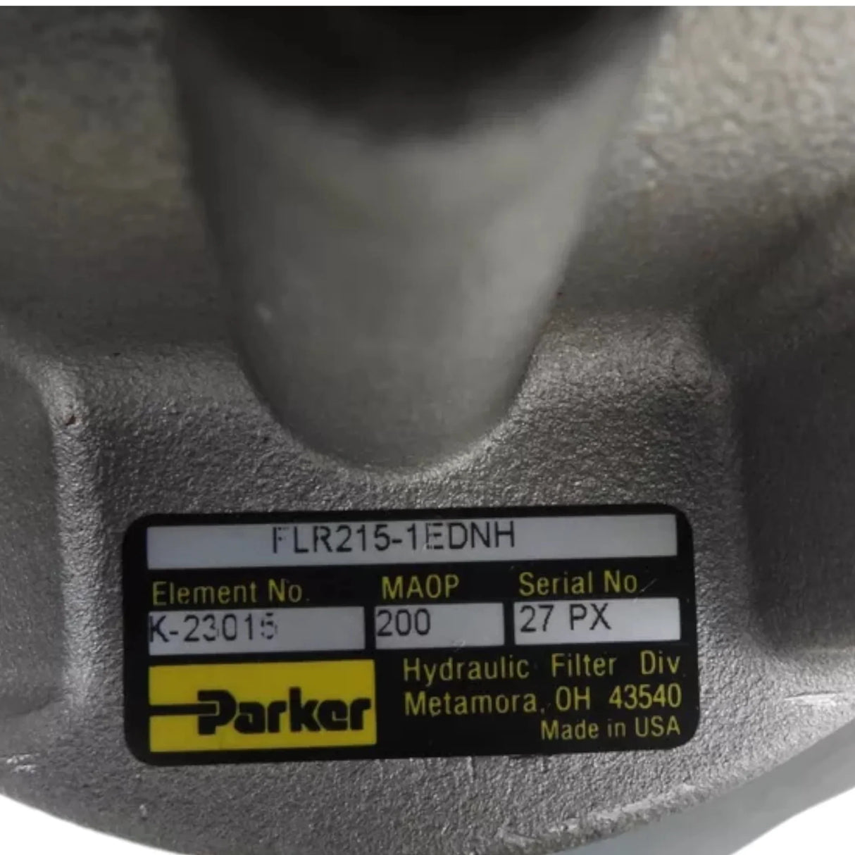 FLR215-1EDNH Parker Hydraulic Oil Filter - Truck To Trailer