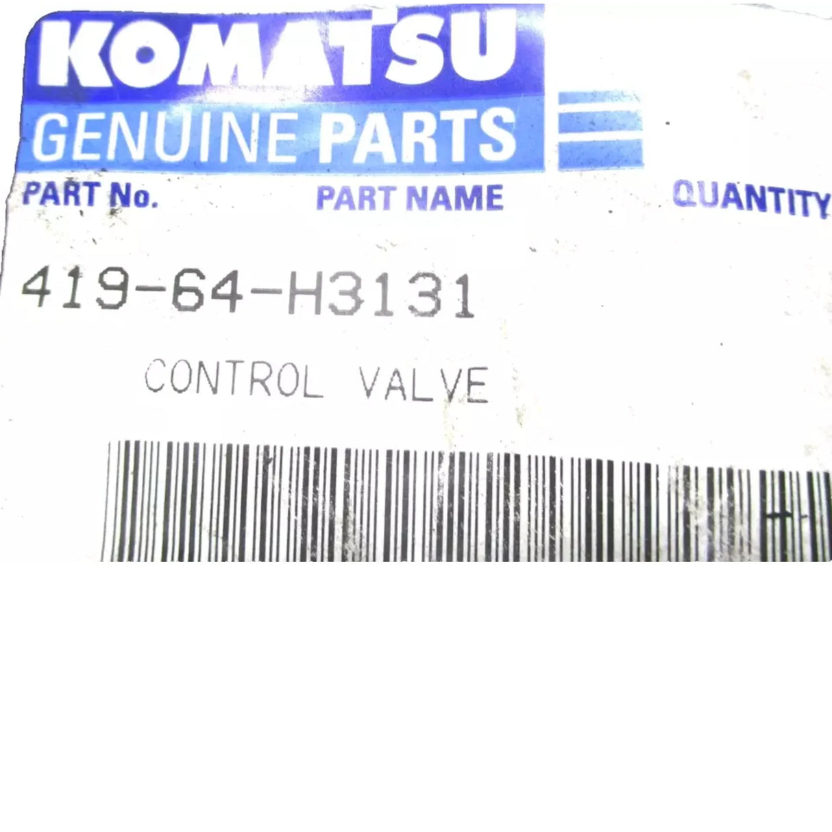 419-64-H3131 Komatsu Hydraulic Control Valve - Truck To Trailer
