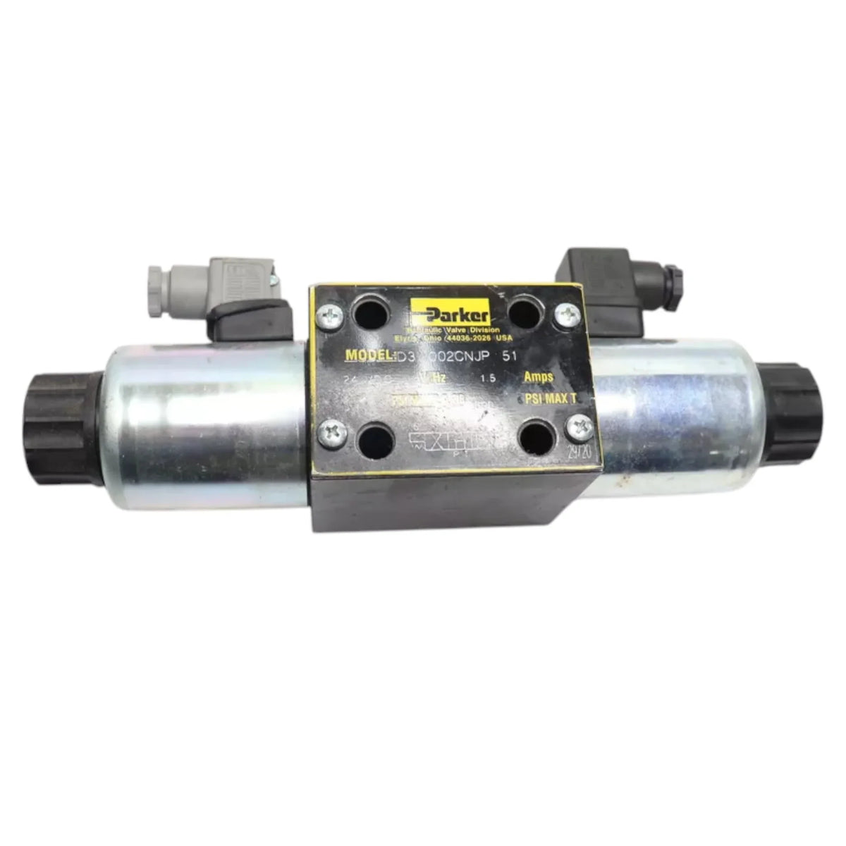 D3W002CNJP Parker Hydraulic Valve Division Truck To Trailer