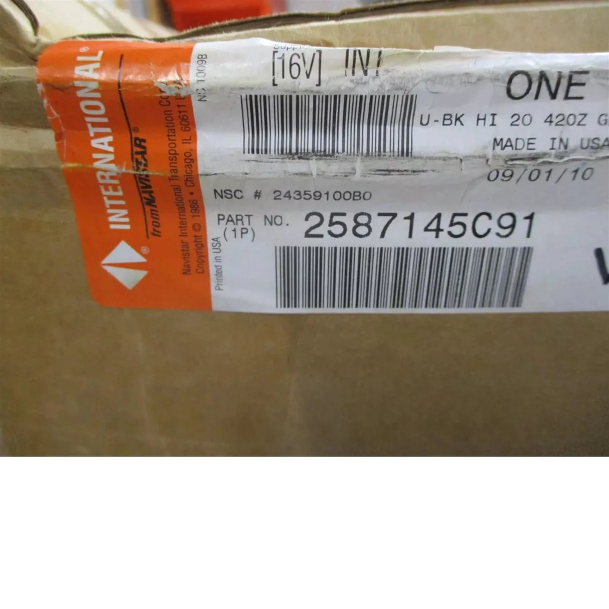 2587145C91 International Seat back Cushion W Upholstery - Truck To Trailer