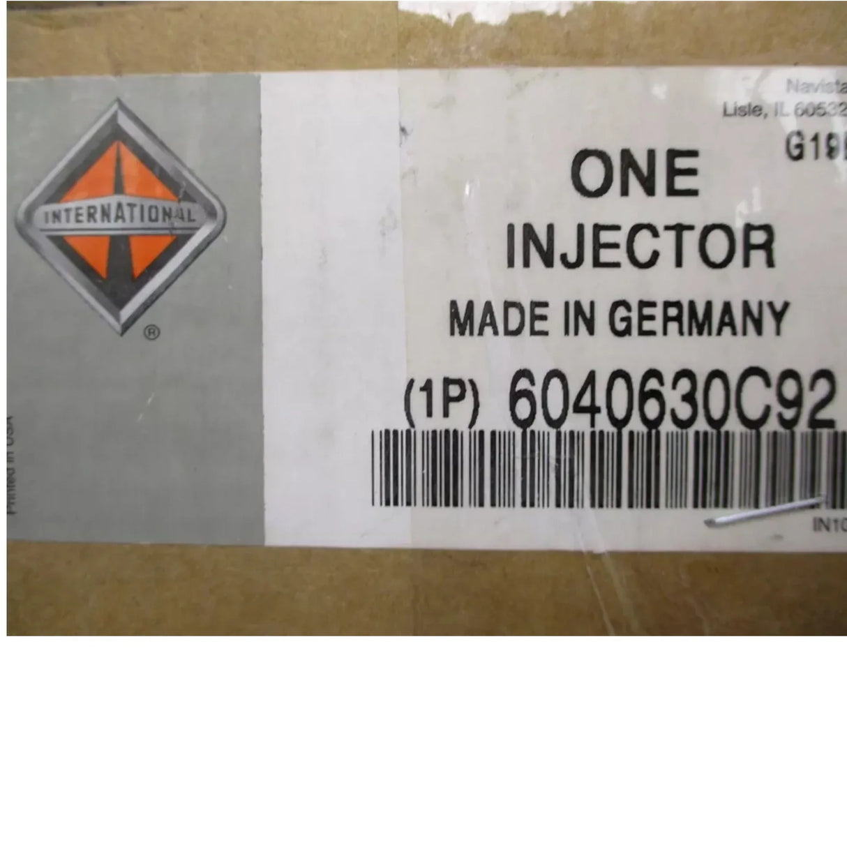 6040630C92 International Injector Assembly High Pressure - Truck To Trailer