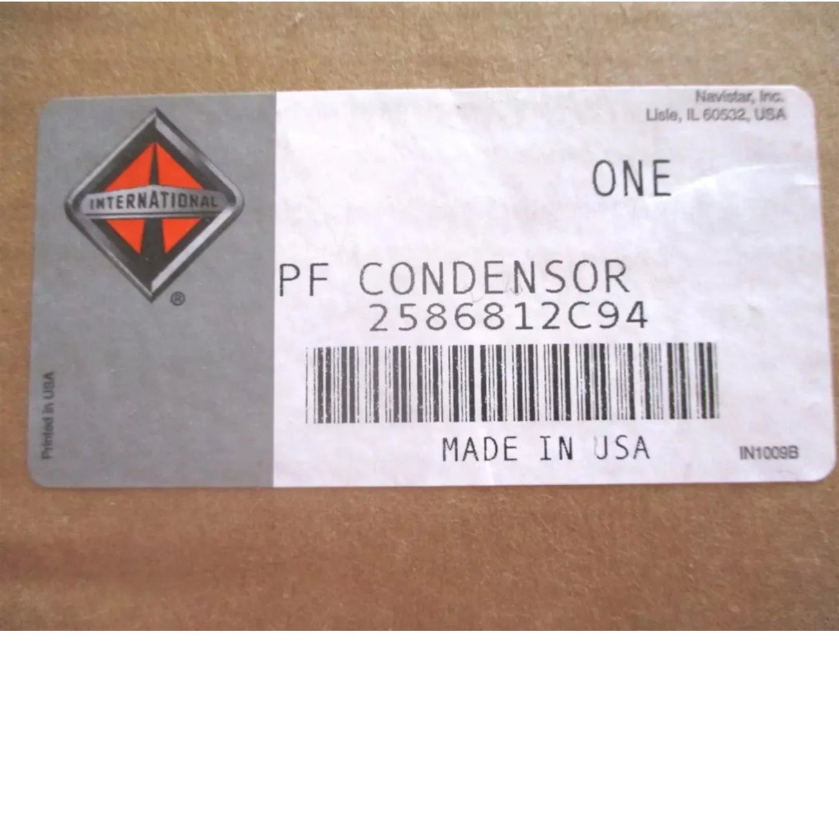 2586812C94 International Air Conditioner Condenser Assembly - Truck To Trailer