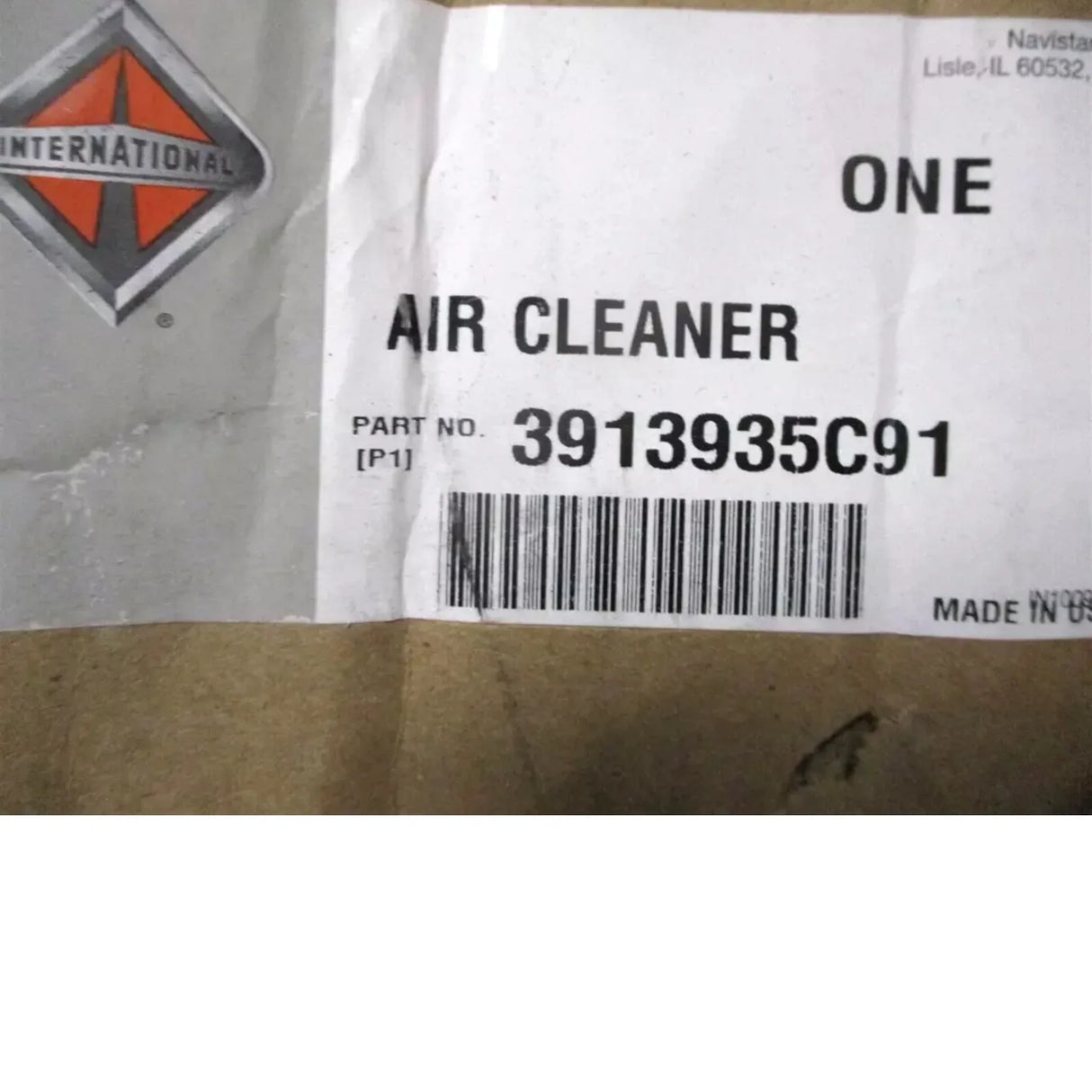 3913935C91 International Cleaner Assembly Air Dry Type 13 - Truck To Trailer