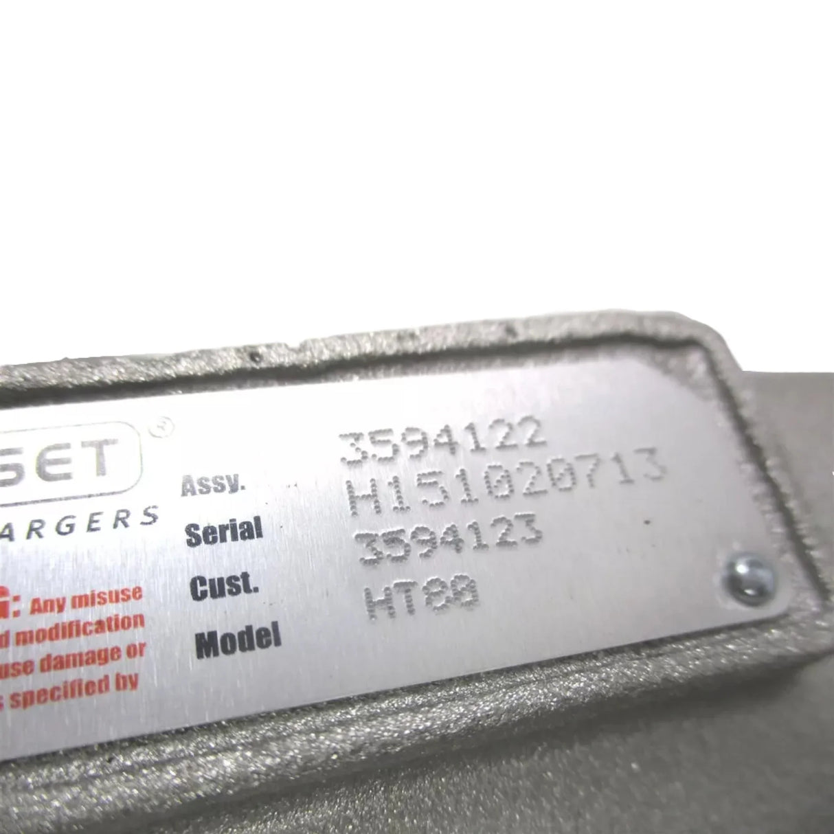 3594122 Holset Turbocharger VTA903T 1991-2003 - Truck To Trailer