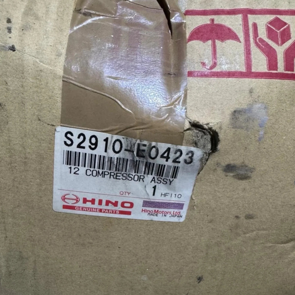 S2910E0403 Hino Compressor Assy Air - Truck To Trailer