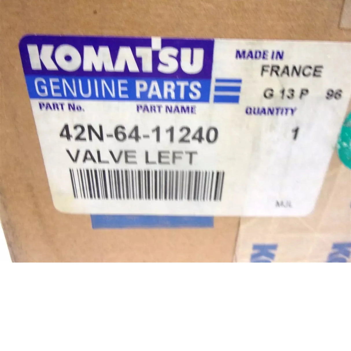 42N-64-11240 Komatsu Left Backhoe Valve WB146 WB156 WB93R WB93S - Truck To Trailer