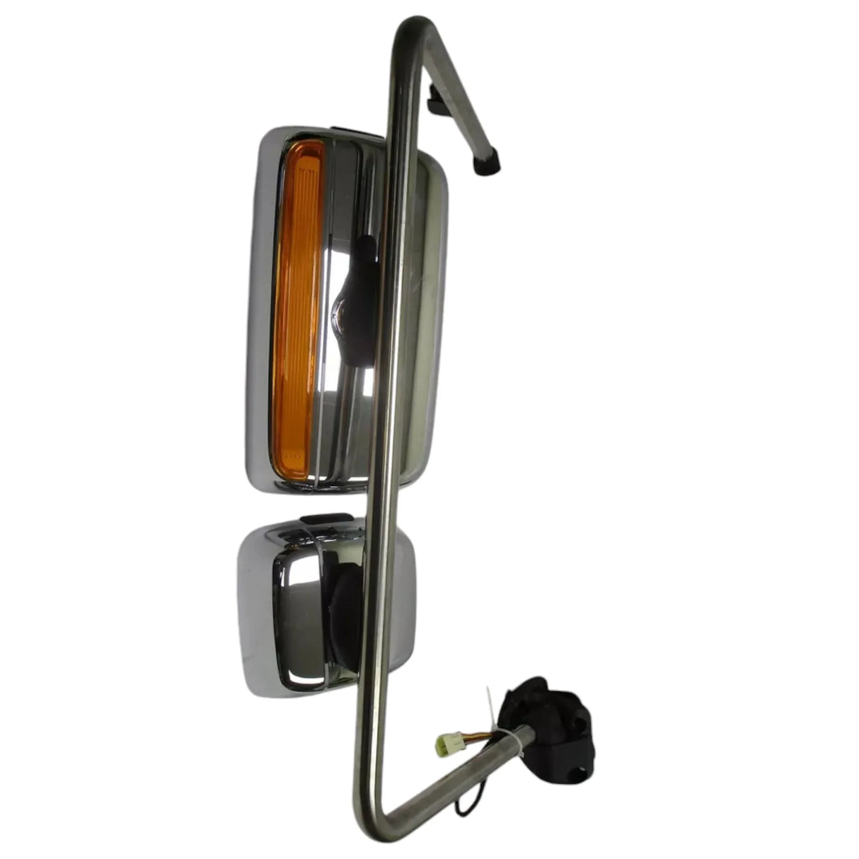 3757544C92 International Mirror Rear View Remote Heated Chrome LTD Right Hand Look Down Mirror - Truck To Trailer