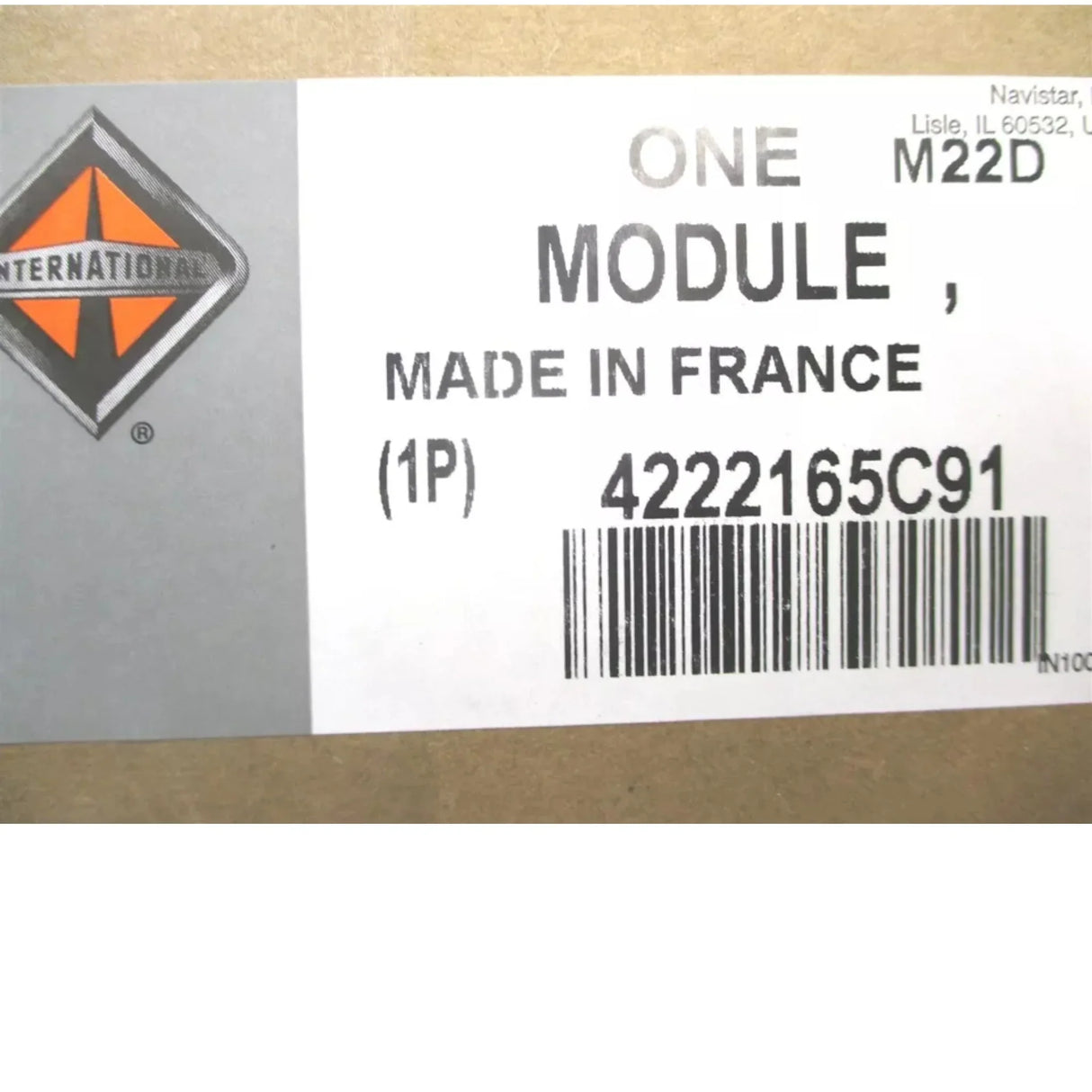 4222165C91 International Module, Sensor Fusion 2 Radar FLR-21, RH113 - Truck To Trailer