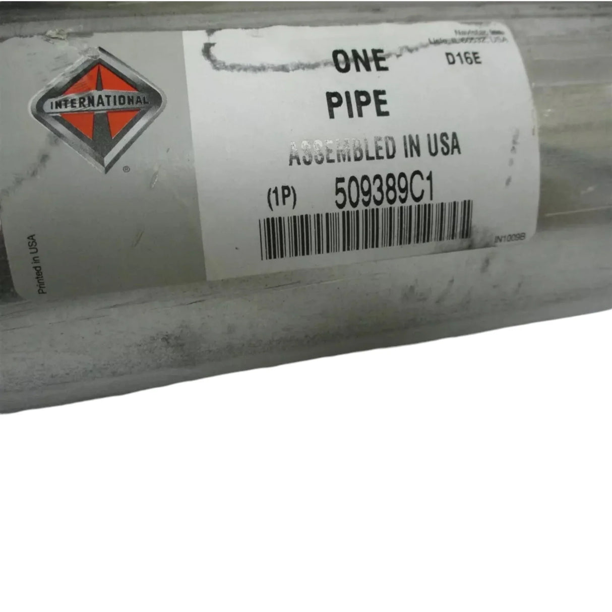 509389C1 International Pipe Exhaust - Truck To Trailer