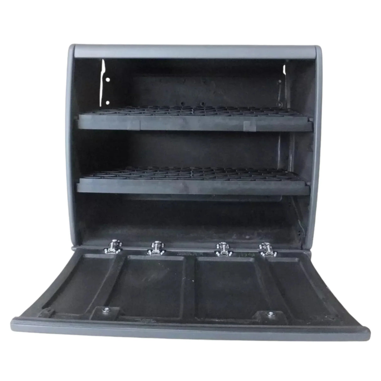 3709440C93 International Box Console Air Line DBL Assembly Left Hand SS W/Wood - Truck To Trailer