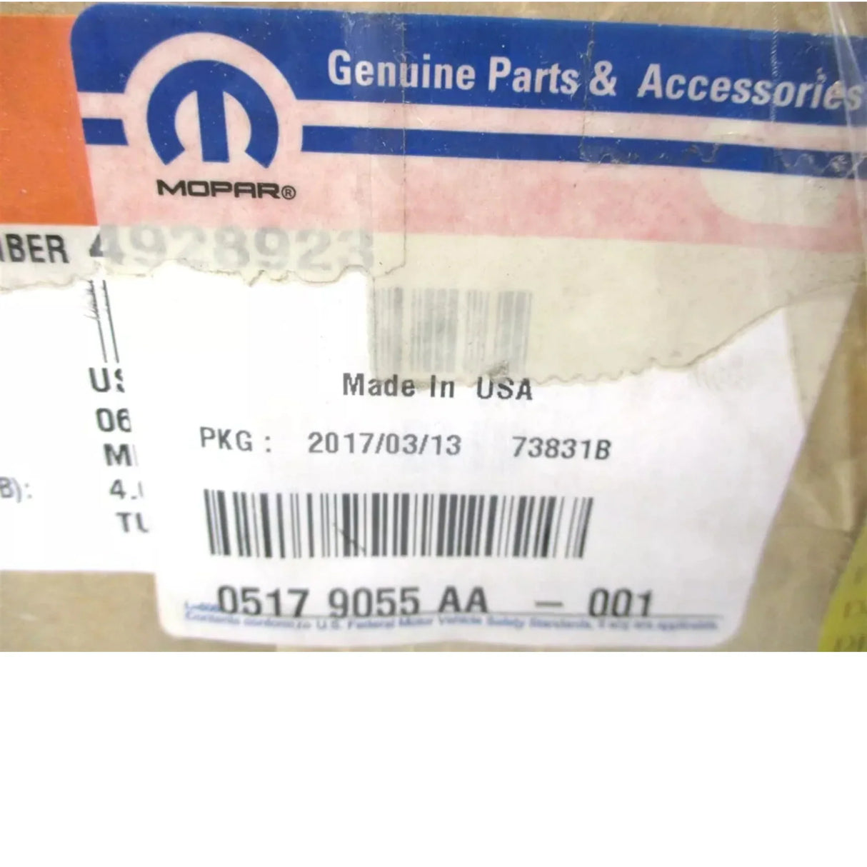 05179055AA Mopar Heater Core Tube 2006-2009 Ram 2500 / 3500 - Truck To Trailer