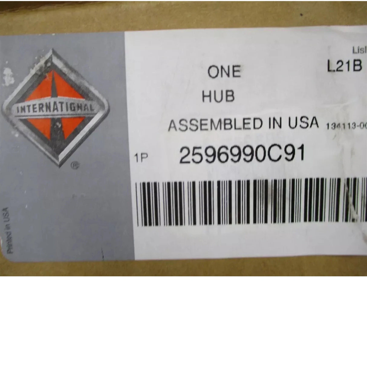 2596990C91 International Front Disc Wheel Hub Steel 4300 8600 8200 9400 - Truck To Trailer