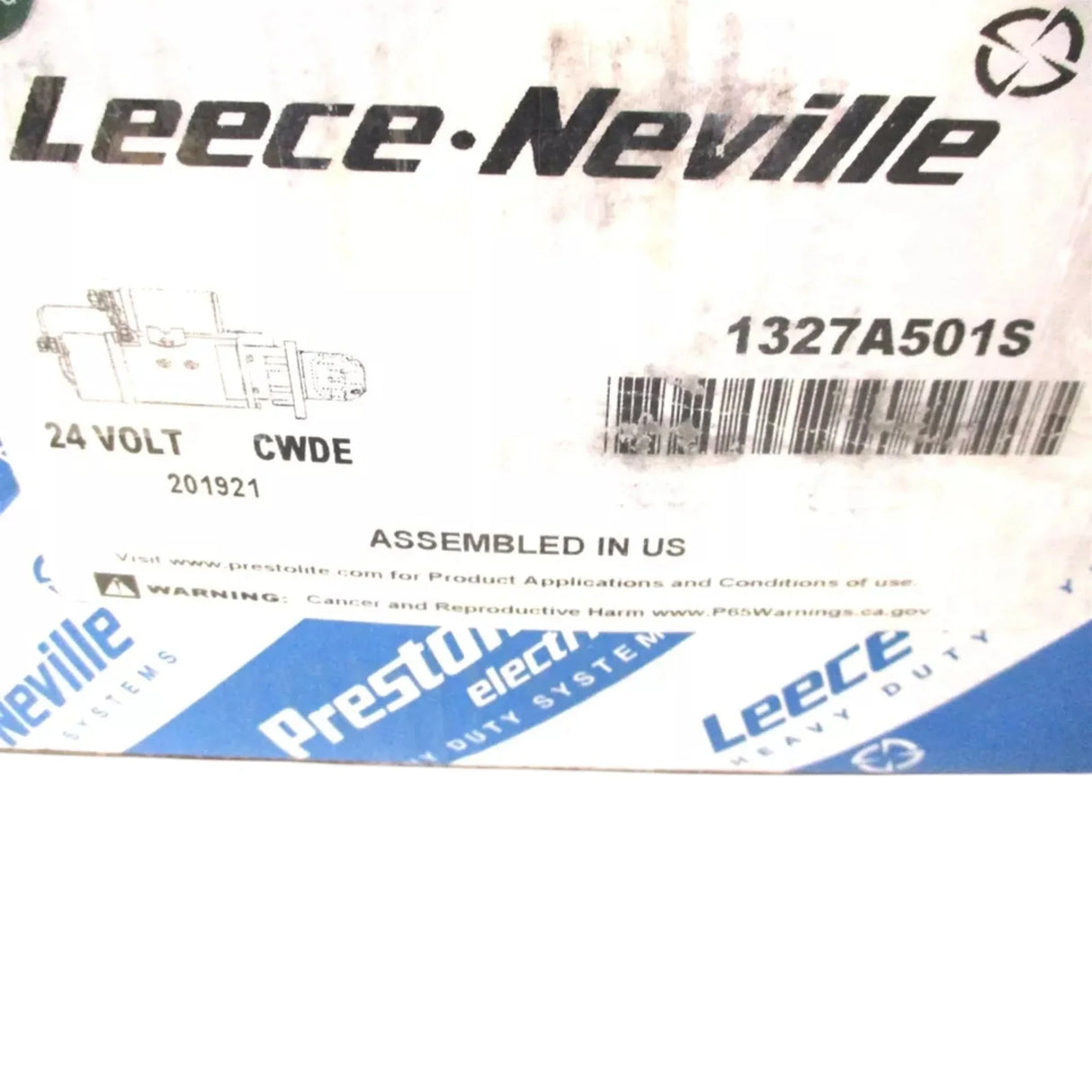 1327A501S Leece Neville Starter Motor 24V - Truck To Trailer