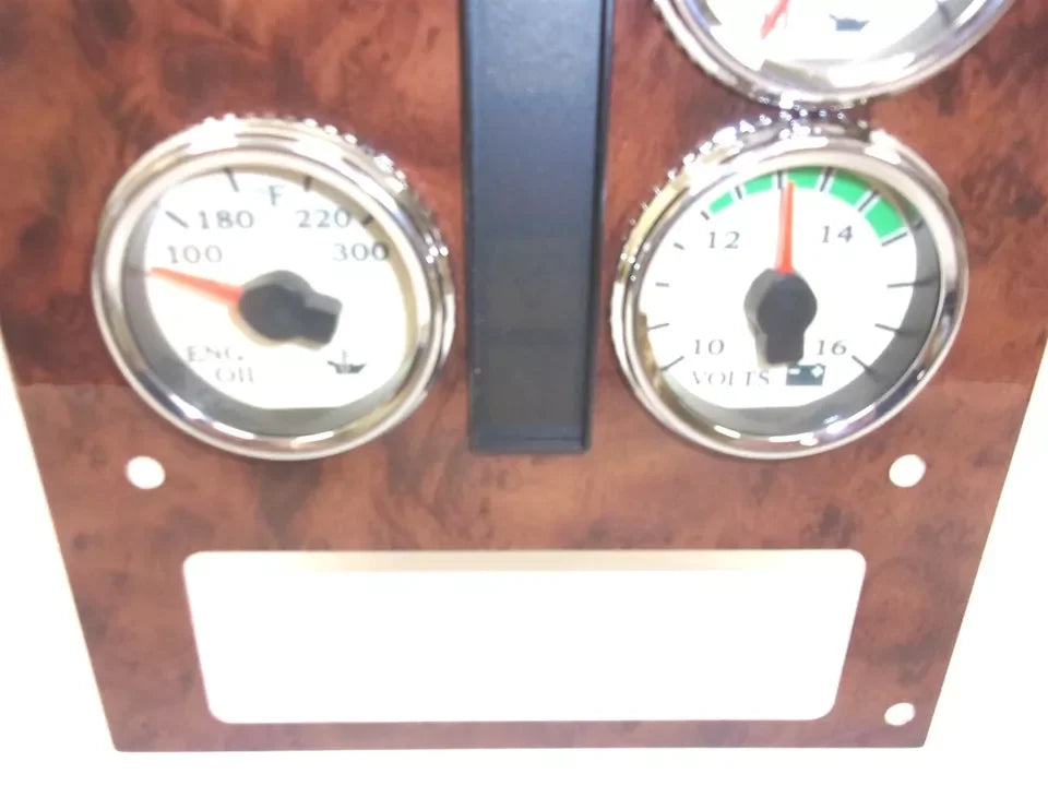 3998635C91 International Cluster Instrument Left Engine Coolant Temp Engine Oil Pressure - Truck To Trailer