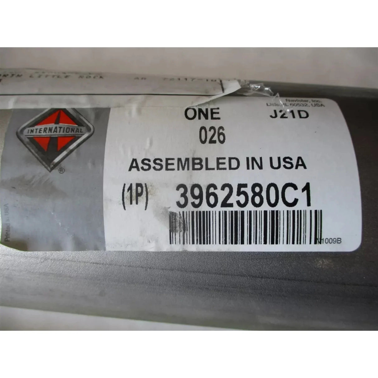 3962580C1 International Pipe, Exhaust - Truck To Trailer