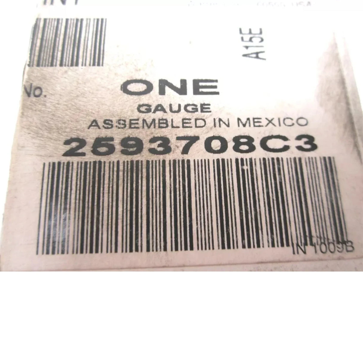 2593708C3 International Gauge Air Secondary Electronic English Ivory - Truck To Trailer