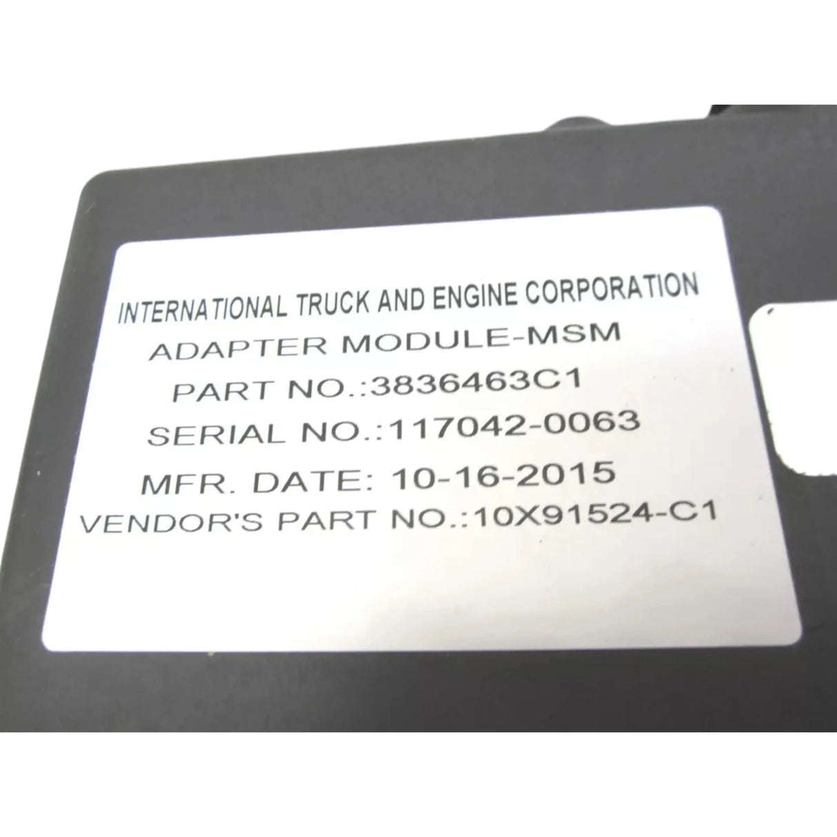 3836463C1 International Adapter Multiplexed Signal Module - Truck To Trailer