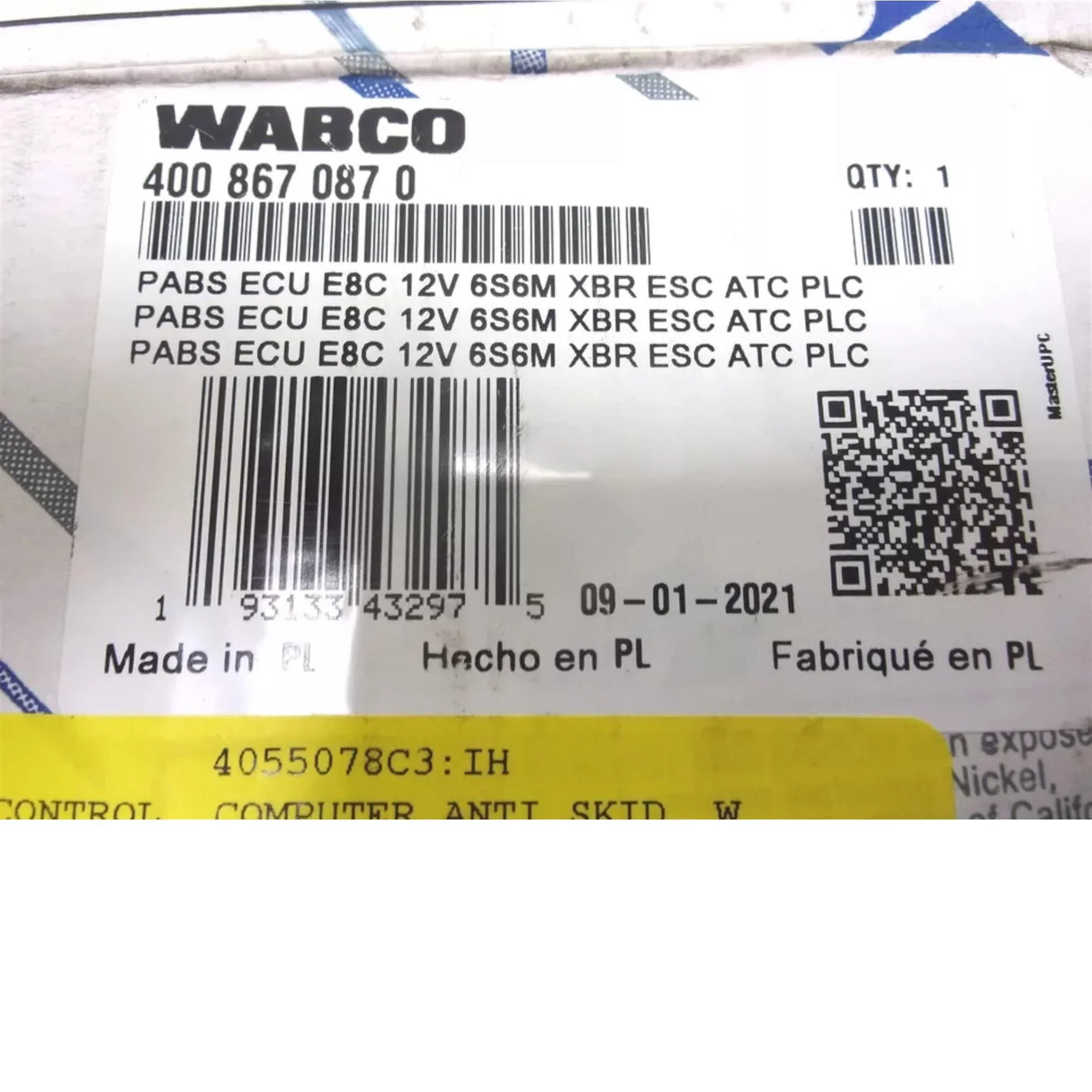 4008670870 Wabco ABC Control Module - Truck To Trailer