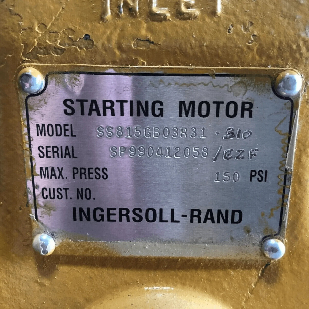 SS815GB03R31 Genuine Caterpillar Air Starter Motor SS800 - Truck To Trailer