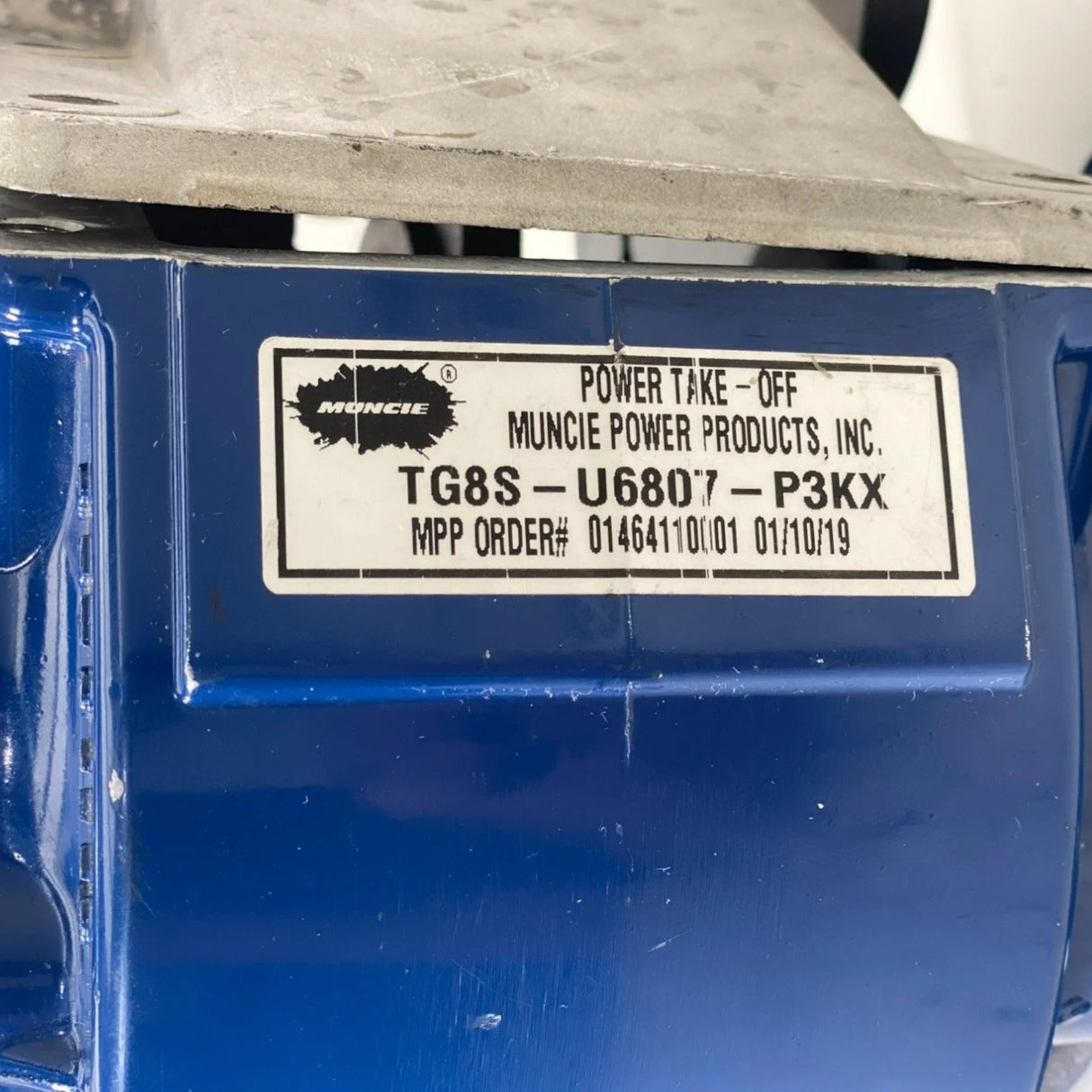 Tg8S-U6807-P3Kx Muncie Power Products 8-Bolt Power Take-Off Pto - Truck To Trailer