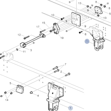 22956899 Genuine Volvo Suspension Bracket - Truck To Trailer