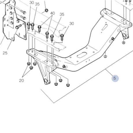 20503290 Genuine Volvo Cross Member - Truck To Trailer