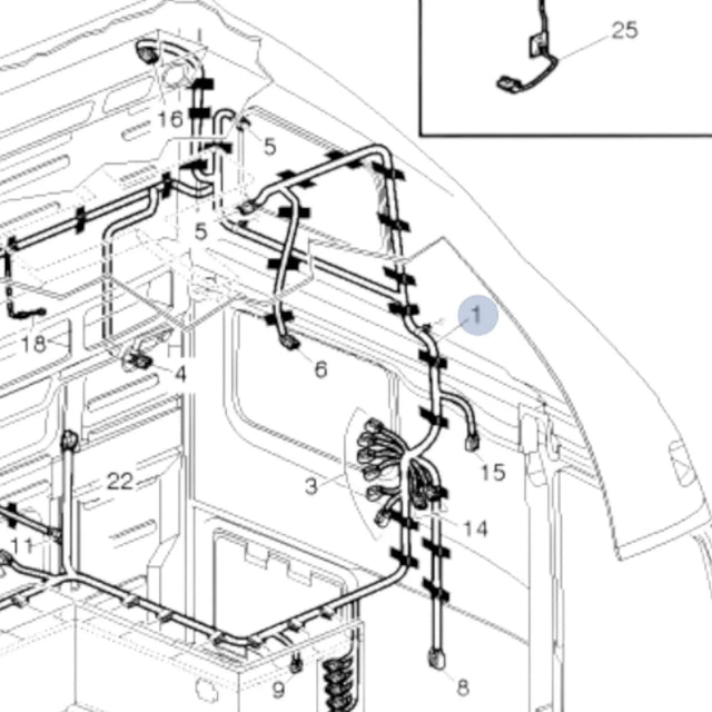 23132960 Genuine Volvo Wires - Truck To Trailer
